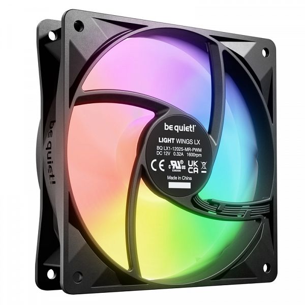 BE QUIET! LIGHT WINGS LX (BL120) RGB 120mm 4-pin PWM ventilator