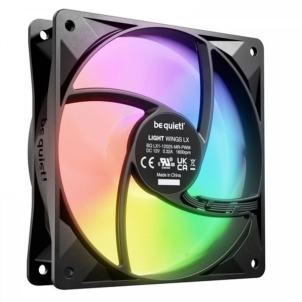 BE QUIET! LIGHT WINGS LX (BL121) RGB 120mm 4-pin PWM 3x ventilator