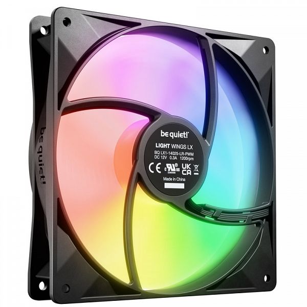 BE QUIET! LIGHT WINGS LX (BL126) RGB 140mm 4-pin PWM ventilator