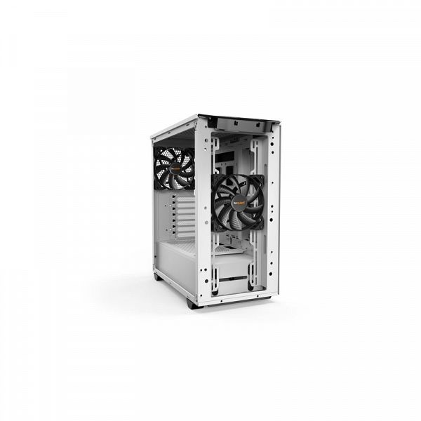 BE QUIET! Pure BASE 500 midiATX PSU okno belo ohišje