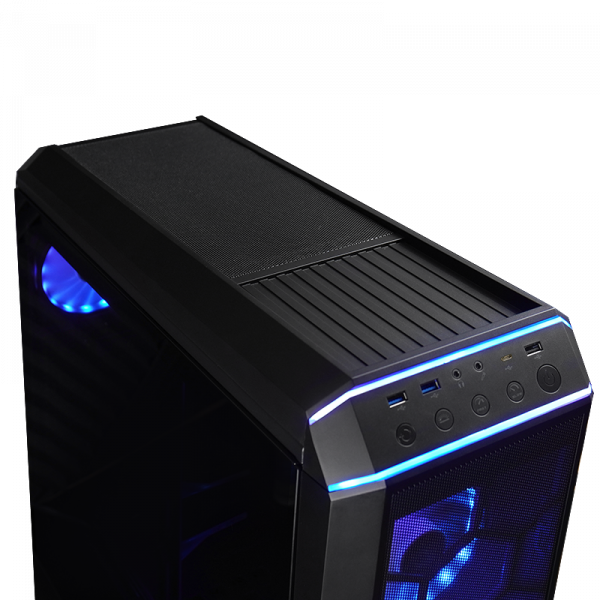 Chieftec STALLION 3 USB3.2 Gen2x2 Type C ATX A-RGB ohišje, črno