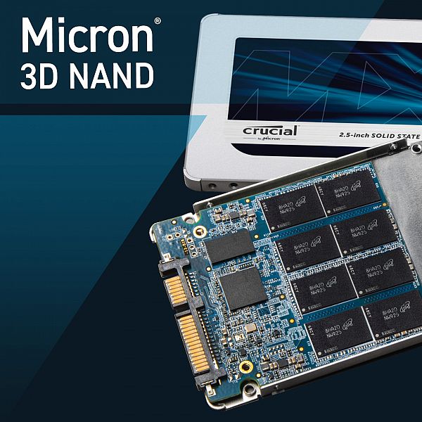 Crucial MX500 4TB SATA 2.5 7mm (z 9.5mm adapter) SSD