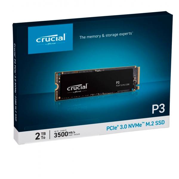 Crucial P3 2TB 3D NAND NVMe PCIe M.2 SSD