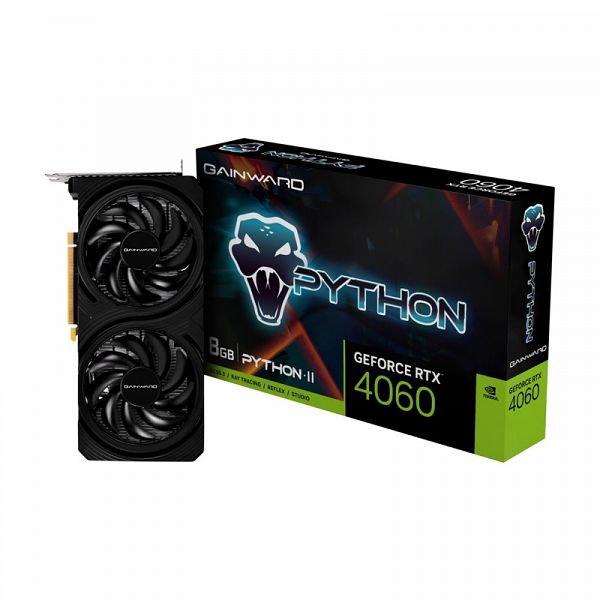 GAINWARD GeForce RTX 4060 Python II 8GB GDDR6 grafična kartica