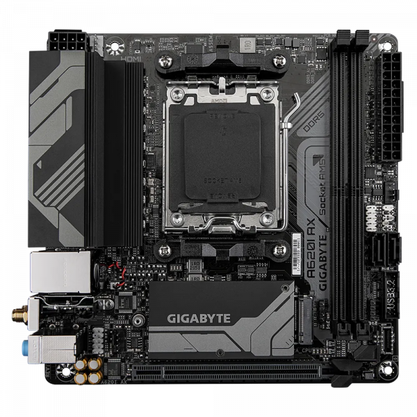 GIGABYTE A620I AX, DDR5, SATA3, USB3.2Gen2, DP, AM5 mini ITX