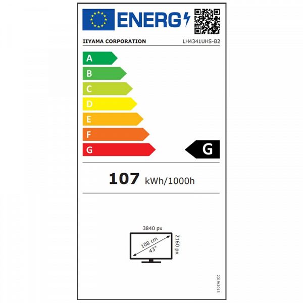 IIYAMA ProLite LH4341UHS-B2 43