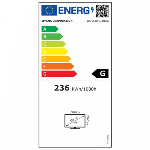 IIYAMA ProLite LH7554UHS-B1AG 75