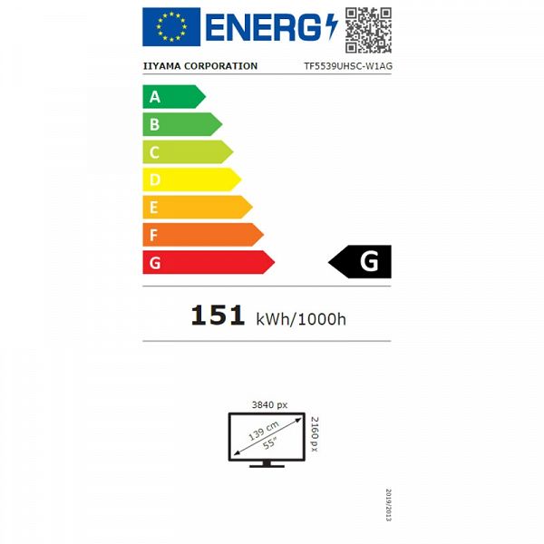 IIYAMA ProLite TF5539UHSC-W1AG 139cm (55