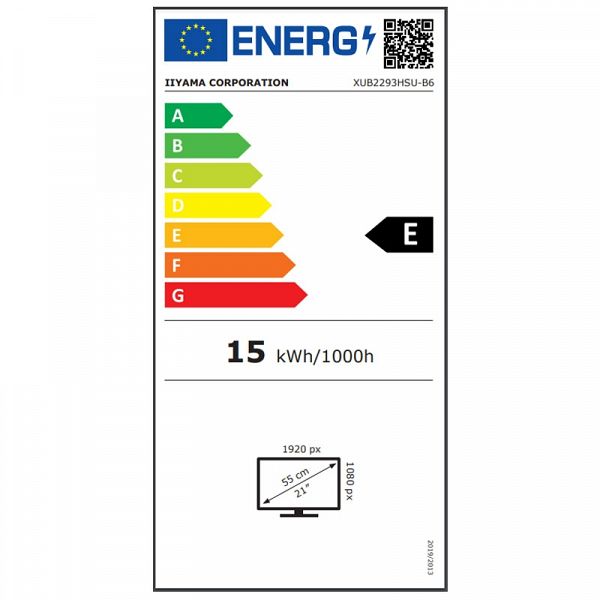 IIYAMA ProLite XUB2293HSU-B6 54,5cm (21,5