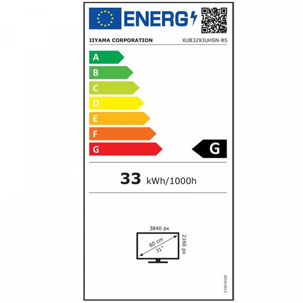 IIYAMA ProLite XUB3293UHSN-B5 80cm (31,5