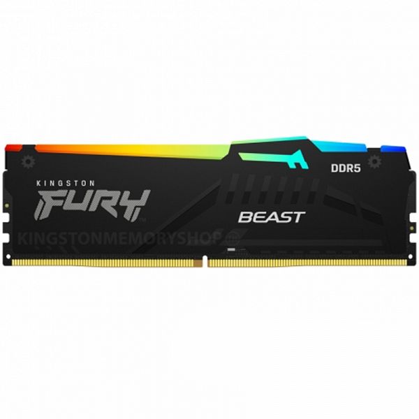 KINGSTON Fury Beast 32GB (2x16Gb) 5200MT/s DDR5 CL36 EXPO KF552C36BBEAK2-32 RGB ram pomnilnik