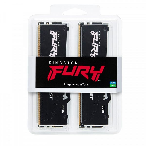 KINGSTON Fury Beast 32GB (2x16GB) 6000MT/s DDR5 CL36 EXPO KF560C36BBE2AK2-32 RGB ram pomnilnik