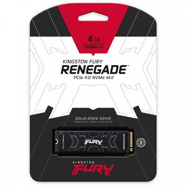 KINGSTON FURY Renegade 4TB PCIe 4.0 NVMe M.2 (SFYRD/4000G) SSD