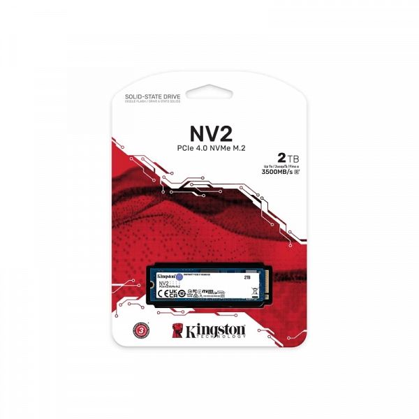 KINGSTON NV2 2TB M.2 PCIe 4.0 NVMe (SNV2S/2000G) SSD