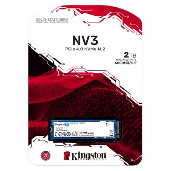 KINGSTON NV3 2TB M.2 PCIe 4.0 NVMe (SNV3S/2000G) SSD