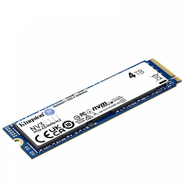 KINGSTON NV3 4TB M.2 PCIe 4.0 NVMe (SNV3S/4000G) SSD