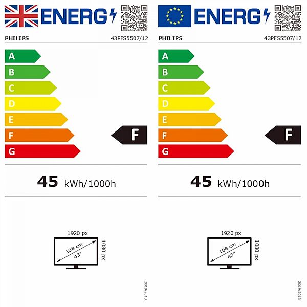 LED TV PHILIPS 43PFS5507