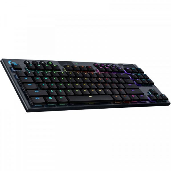 LOGITECH G915 LIGHTSPEED TKL GL Tenkeyless brezžična RGB mehanska gaming slo črna tipkovnica