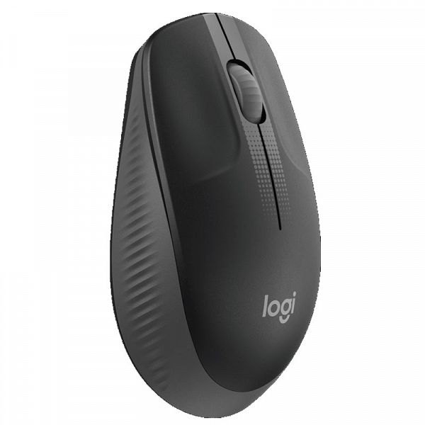 LOGITECH M190 brezžična optična črna miška