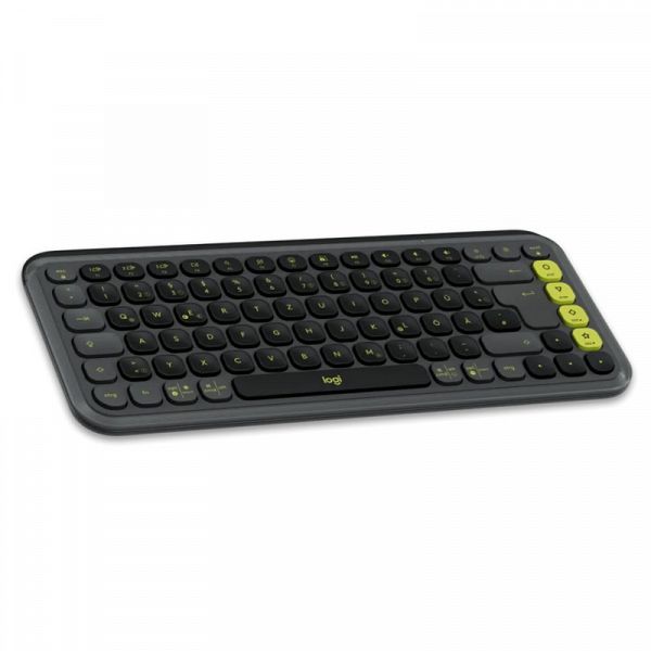 LOGITECH POP ICON KEYS Bluetooth črna/zelena tipkovnica