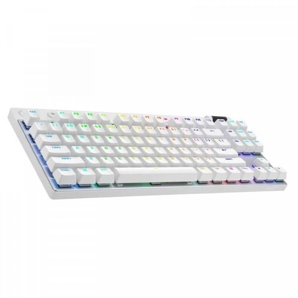 LOGITECH PRO X TKL LIGHTSPEED brezžična RGB Tactile mehanska gaming slotisk bela tipkovnica