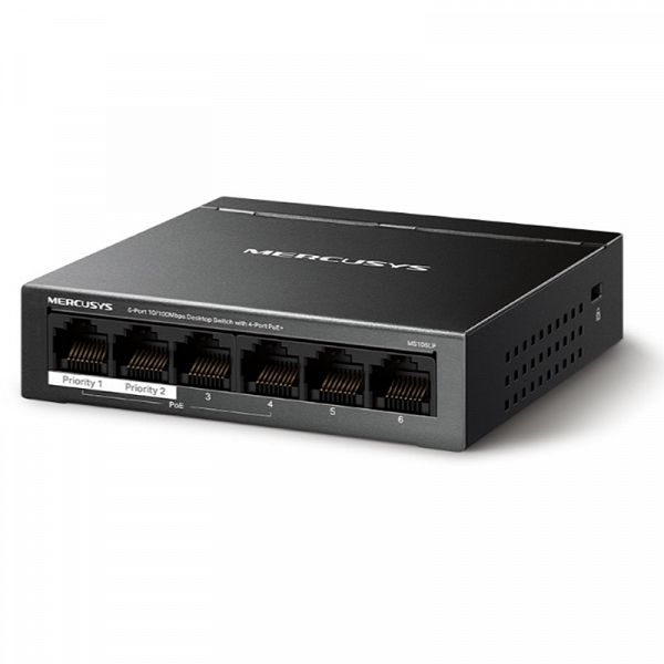 MERCUSYS MS106LP 6-port 4xPoE+ 40W mrežno stikalo-switch