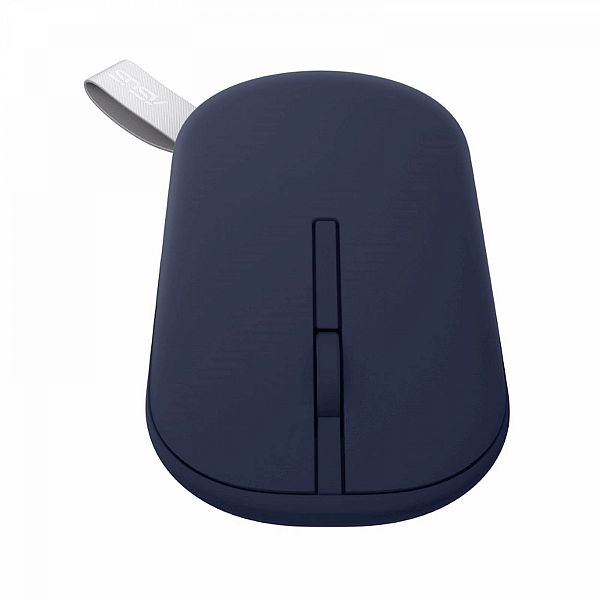 Miška ASUS Marshmallow Mouse MD100 brezžična, tiha, set barv Quiet Blue in Solar Blue