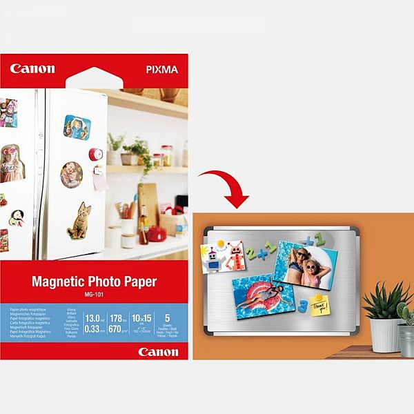 Papir CANON MG-101 10x15 cm (magnetni) 5 listov