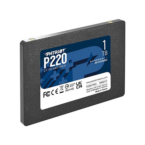 Patriot P220 1TB SSD SATA 3 2.5