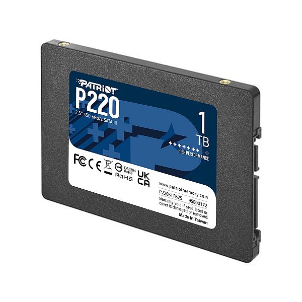 Patriot P220 1TB SSD SATA 3 2.5