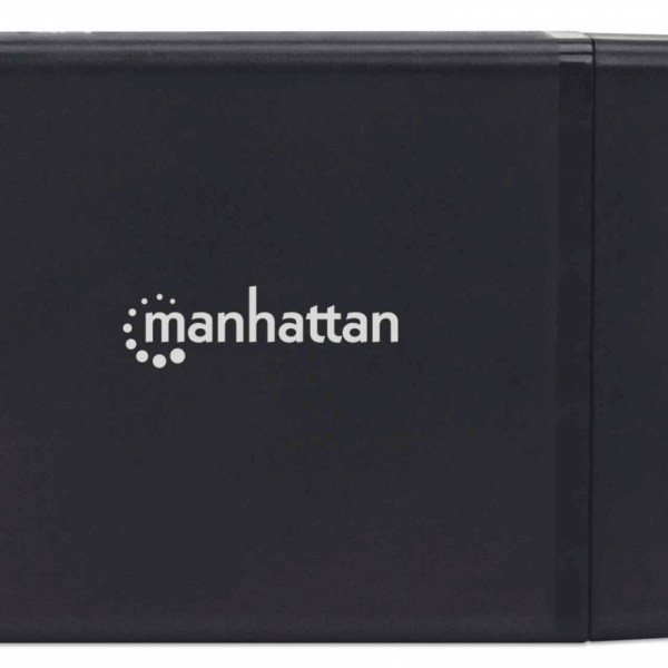 Polnilna postaja za 4 naprave MANHATTAN - 72W, 1xUSB-C (PD 3.0) in 3xUSB-A 5V/2,4A