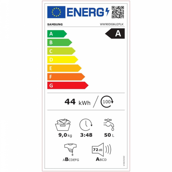 Pralni stroj Samsung WW90DG6U2FLKU4, 9kg