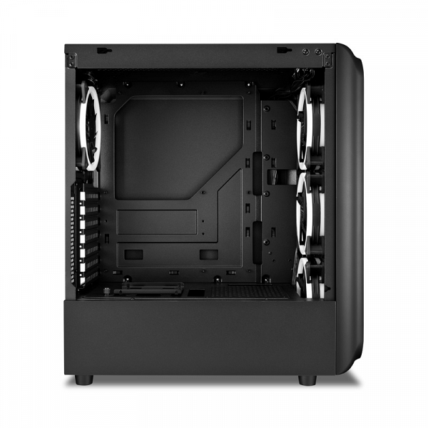 SHARKOON TK5M RGB ATX okno gaming črno ohišje