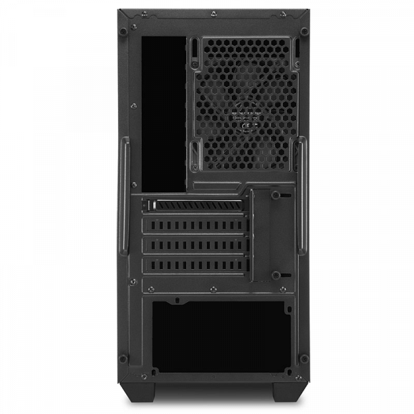 SHARKOON V1000 microATX gaming črno ohišje