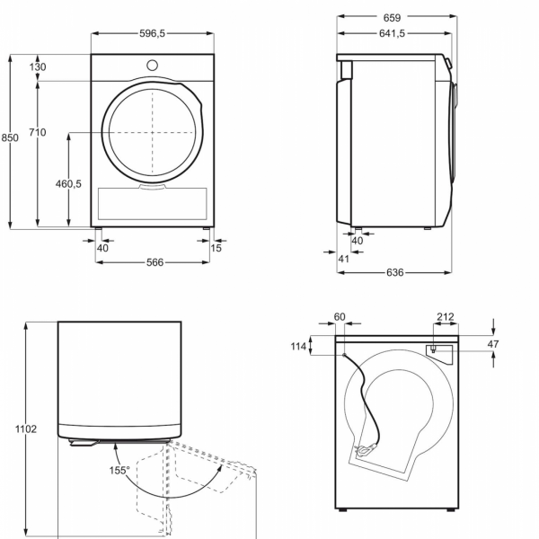 Sušilni stroj Electrolux EW6D295GE, 9 kg, A+++, GentleCare