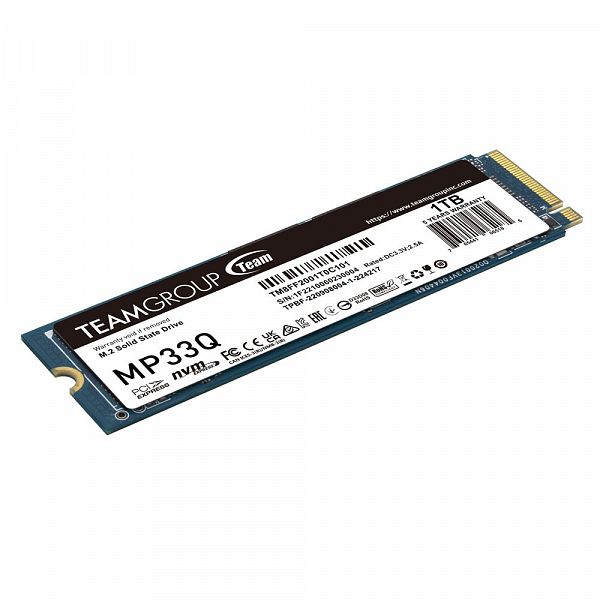 Teamgroup 1TB M.2 NVMe Gen3x4 SSD MP33Q 3D QLC 2280