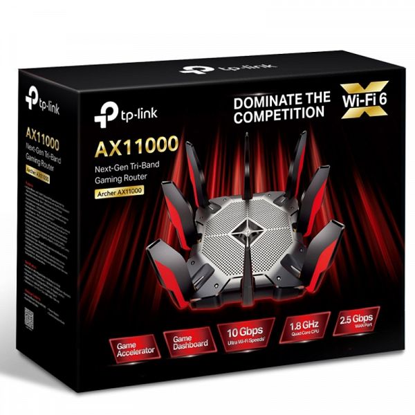 TP-LINK Archer AX11000 Next-Gen Tri Band brezžični gaming usmerjevalnik-router