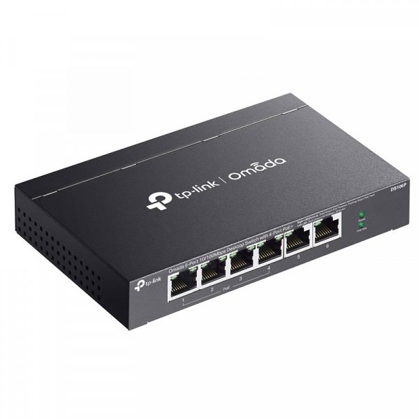 TP-LINK DS106P Omada 6-port 10/100Mbps PoE+ Unmanaged mrežno stikalo-switch