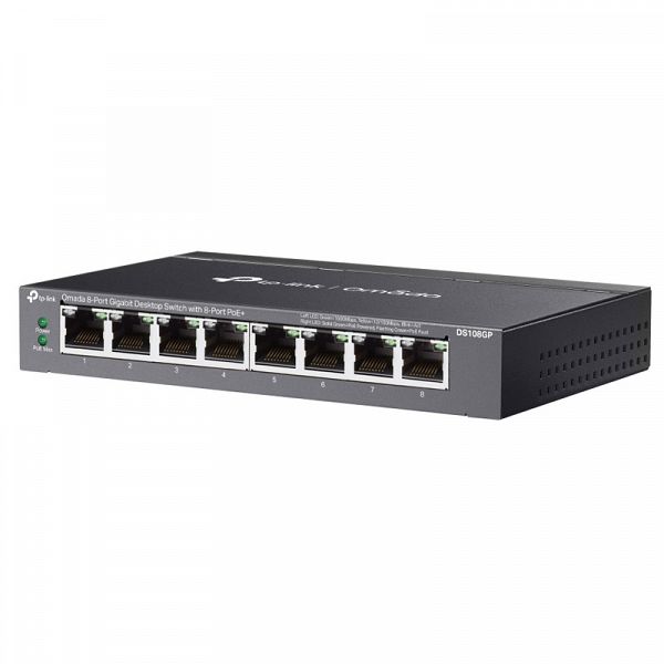 TP-LINK DS108GP Omada 8-port Gigabit PoE+ Unmanaged mrežno stikalo-switch