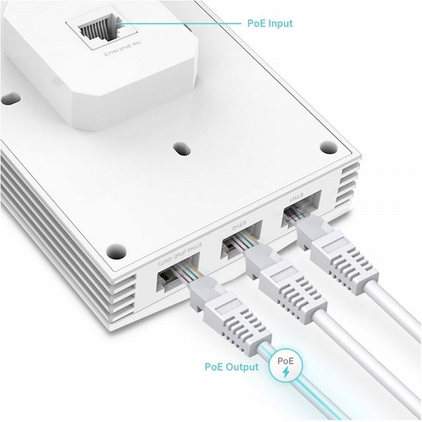 TP-LINK EAP655-Wall AX3000 WiFi6 stenska dostopna točka