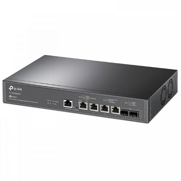 TP-LINK JetStream TL-SX3206HPP 6-port 10GE L2+ Managed 2xSFP+ POE++ mrežno stikalo-switch