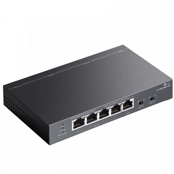 TP-LINK TL-SG1005P-PD 5-port Gigabit 4xPoE+ 66W napajanje preko PoE++ mrežno stikalo-switch