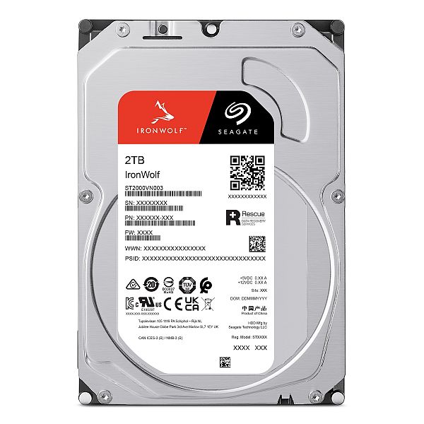 Trdi disk 2TB IronWolf 5400 256MB