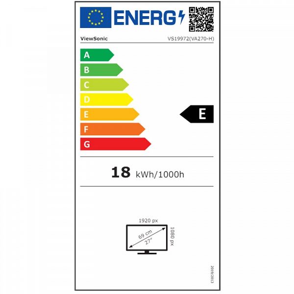 VIEWSONIC VA270-H 68,58cm (27