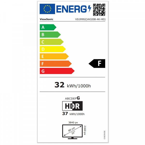 VIEWSONIC VA3208-4K-HD 81,28 cm (32