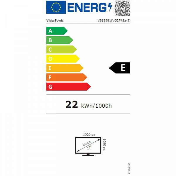 VIEWSONIC VG2748A-2 68,58cm (27