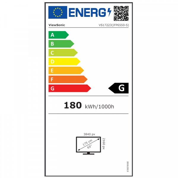 VIEWSONIC ViewBoard IFP6550-5F 165,1cm (65