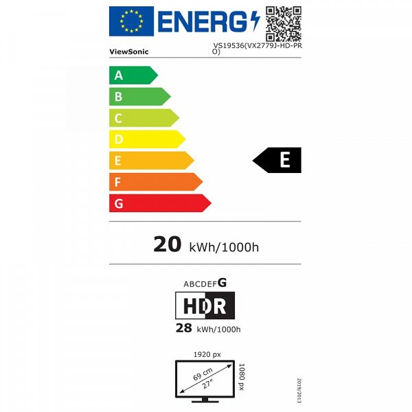 VIEWSONIC VX2779J-HD-PRO 68,58cm (27