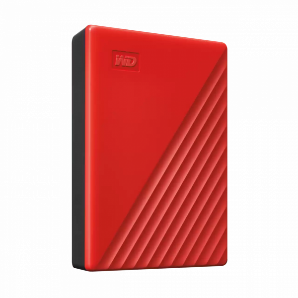 WD My Passport 6TB USB 3.2, rdeč