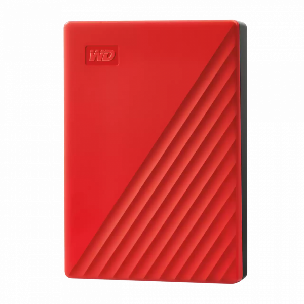 WD My Passport 6TB USB 3.2, rdeč